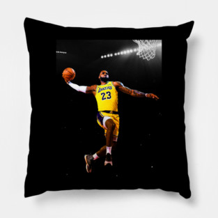 Lebron James Vintage Pillow