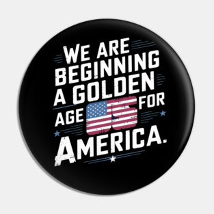 New Age of America, USA Flag Pin