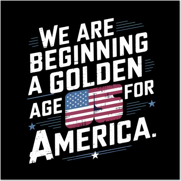 New Age of America, USA Flag Wall Art by logiamerch