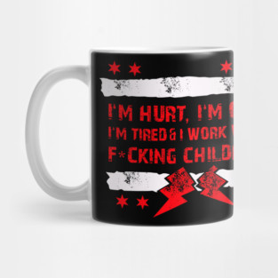 CM Punk Im Hurt, Old, Tired Mug