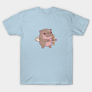 Cute Pygmy Hippo Cupid T-Shirt
