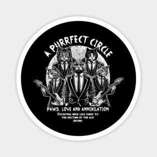 a PURRFECT CIRCLE Magnet