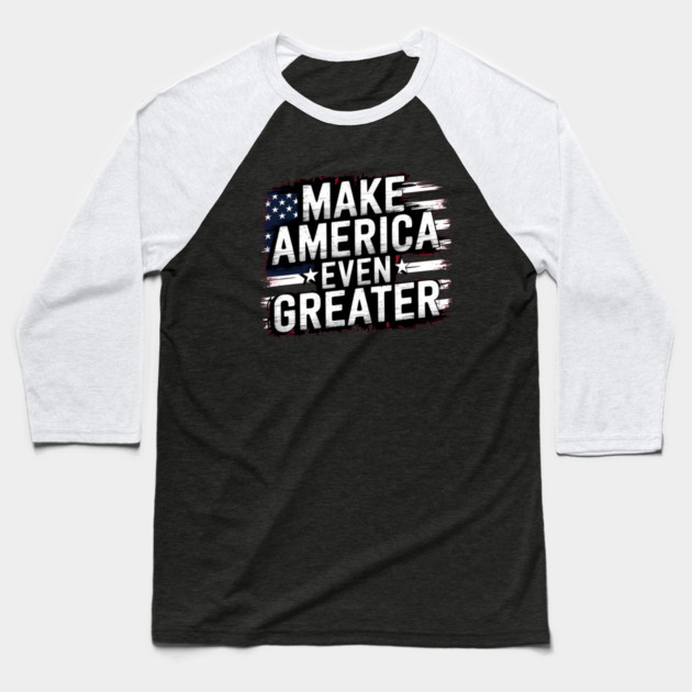 Making America Even Greater, USA Baseball T-Shirt by logiamerch