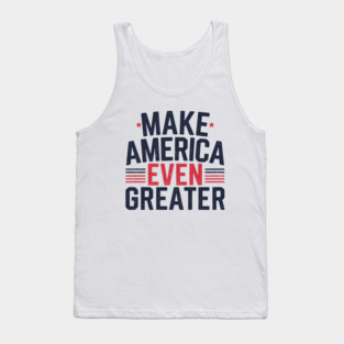 Making America Even Greater, USA Tank Top