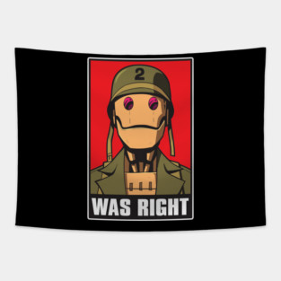 Gi Robot Was Right Tapestry