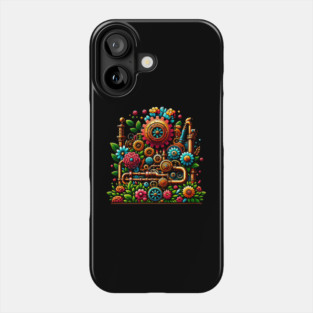 Steampunk Earth Day Garden Phone Case