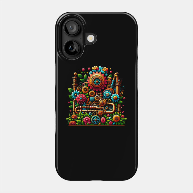 Steampunk Earth Day Garden Phone Case by HolidayBug