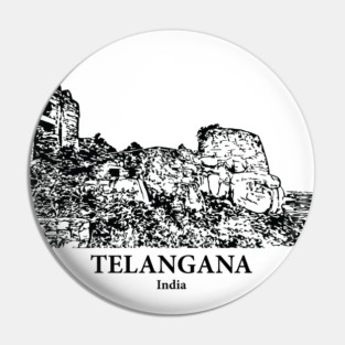 Telangana - India Pin