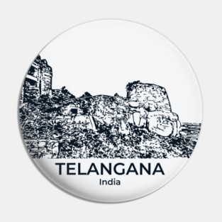 Telangana - India Pin