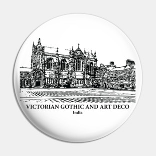 Victorian Gothic and Art Deco of Mumbai - India Pin