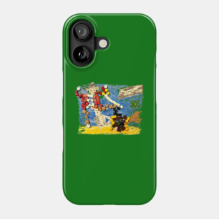 Skeleton Pirates (5yo's Board Game Mosaic) Phone Case