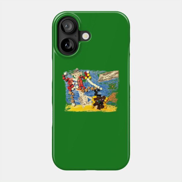 Skeleton Pirates (5yo's Board Game Mosaic) Phone Case by Board Game Blitz
