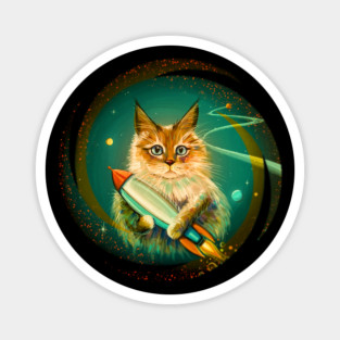 Space Kitty Magnet