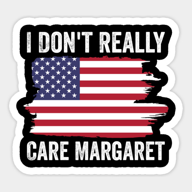 I Don't Really Care Margaret Funny Minimalist Vice President JD Vance Magnet by ArtistTee ⭐⭐⭐⭐⭐