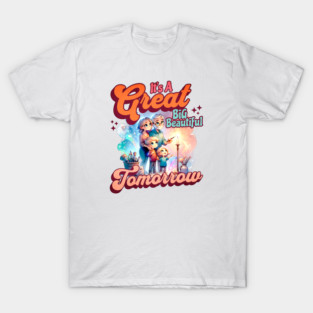 Vintage It's a Great Big Beautiful Tomorrow Carousel of the Future and Past T-Shirt