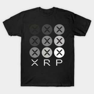 XRP Logo Crypto Grid T-Shirt