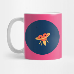 UFO Heart Love Mug
