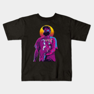 nipsey hussle retro 80s Kids T-Shirt