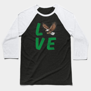 LOVE eagles football Baseball T-Shirt