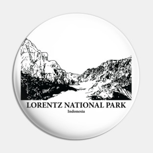 Lorentz National Park - Indonesia Pin