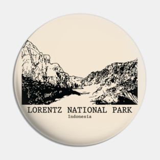 Lorentz National Park - Indonesia Pin