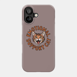 Emotional Support Cat Phone Case