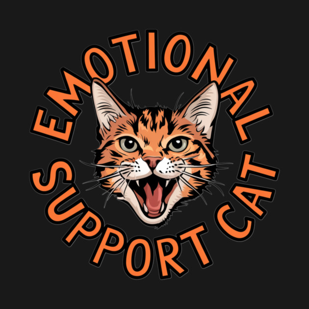 Emotional Support Cat by Pete the Cat Guy
