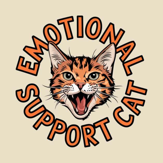 Emotional Support Cat by Pete the Cat Guy