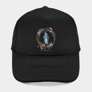 Holy Mary Pray for us Virgin Mary Bessed Mother of God Catholic Gift Hat