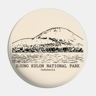 Ujung Kulon National Park - Indonesia Pin