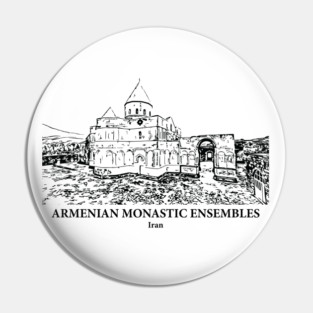 Armenian Monastic Ensembles - Iran Pin