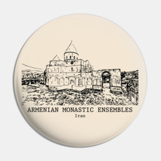 Armenian Monastic Ensembles - Iran Pin