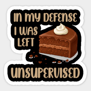 I was left unsupervised with Cake Magnet