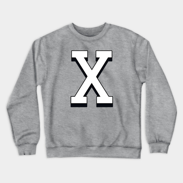 "X" Malcolm X inspired classic Crewneck Sweatshirt by UrbanLifeApparel