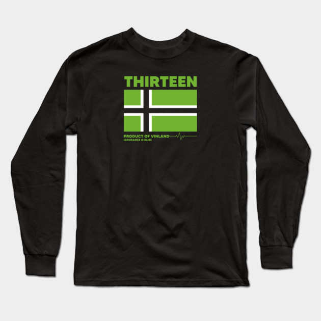 THIRTEEN Long Sleeve T-Shirt by artslaves