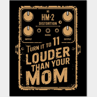 Vintage Distortion Pedal – Turn It To 11 Posters and Art