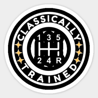 Classically Trained 80s Retro Sticker