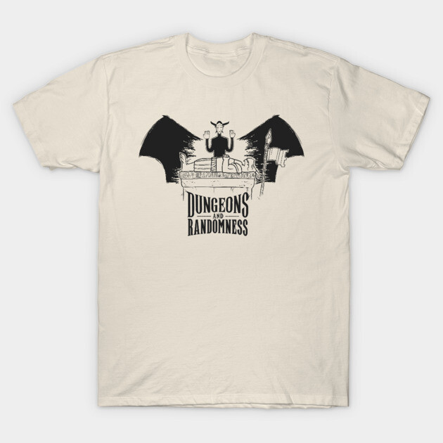 D&R Frostbourne: The Death of Kriv T-Shirt by Dungeons and Randomness Podcast