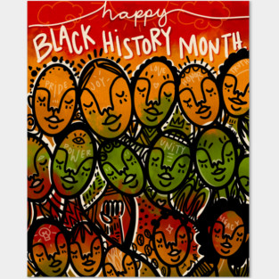 Happy Black History Month Posters and Art