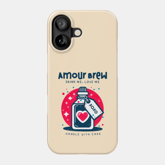 AMOUR BREW Phone Case by Fabrik