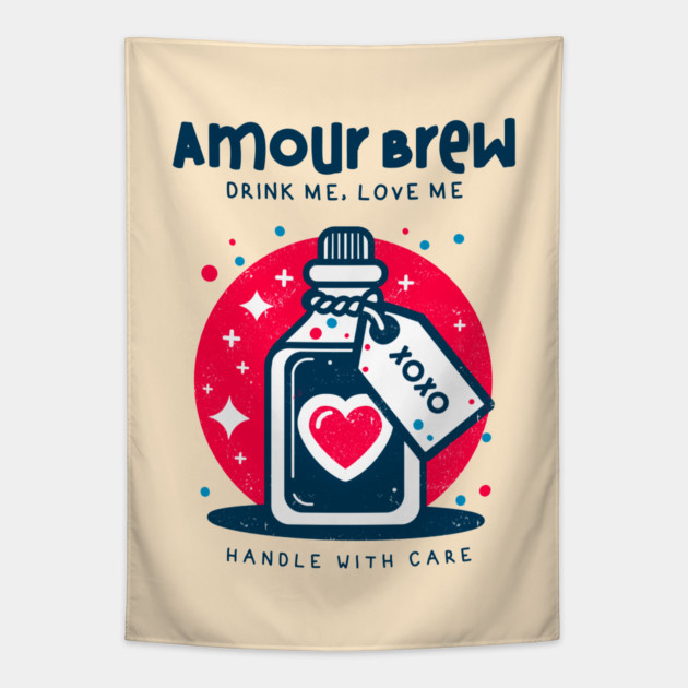 AMOUR BREW Tapestry by Fabrik
