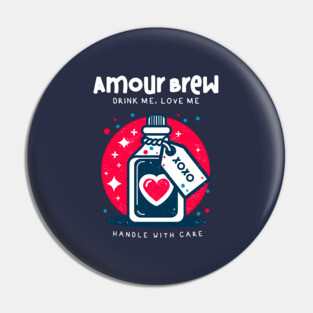 AMOUR BREW Pin