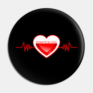Donate Blood Pin