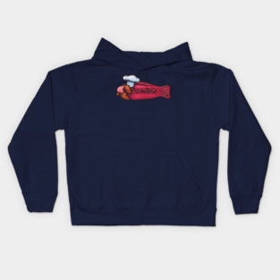 Swedish Chef Fish Kids Hoodie