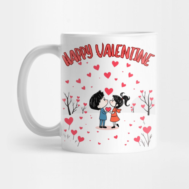 Happy Valentine by Creatifly Graphic Tees