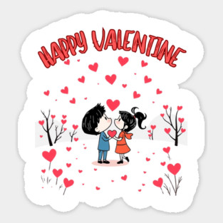 Happy Valentine Sticker