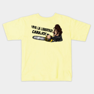 Javier Milei: "VIVA LA LIBERTAD! CARAJO!" - ARTISTIC REMAKE Kids T-Shirt