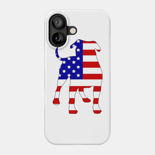 American bulldog Phone Case by 2dog