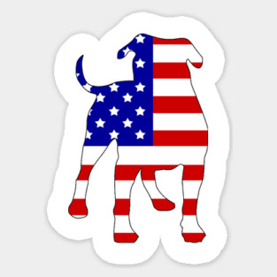 American bulldog Sticker