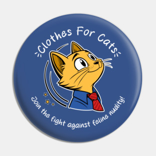 Clothes For Cats (Dark) Pin